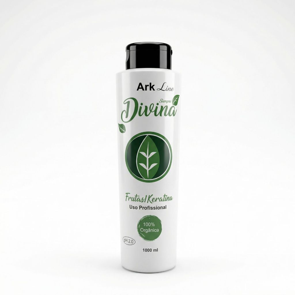 Progressiva Orgânica Sempre Divina 1L – Frutas, Aminoácidos e Queratina | Liso Natural, Brilho e Maciez