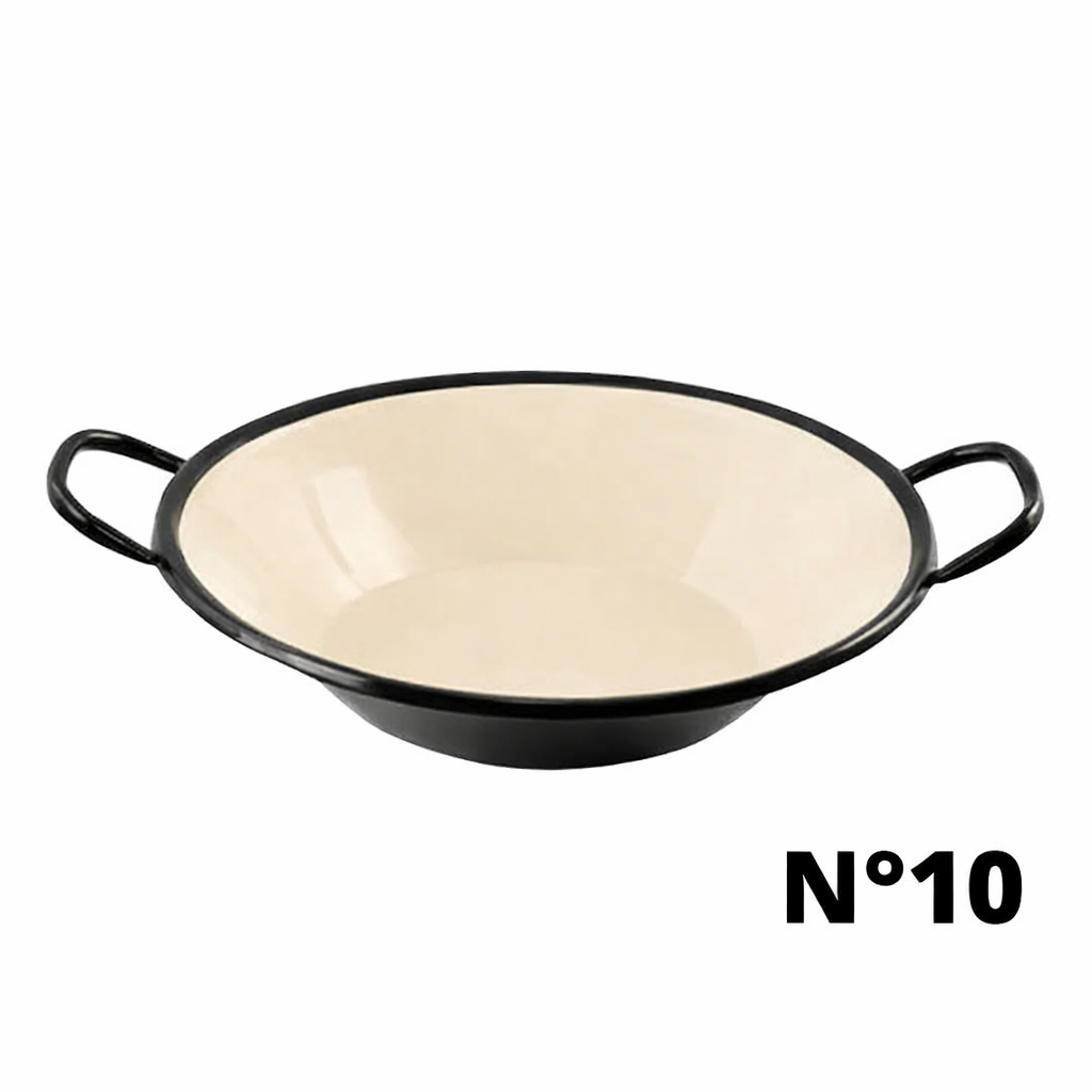 Panela Tacho Fritura Esmaltado n10 P/Cozinha Fritura Salgados