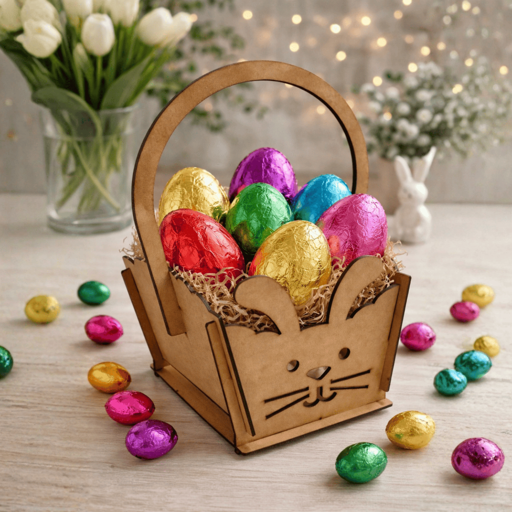 Cesta de Pascoa - Cestinha para Ovos de Pascoa - Decoração de Pascoa em Oferta na Shopee