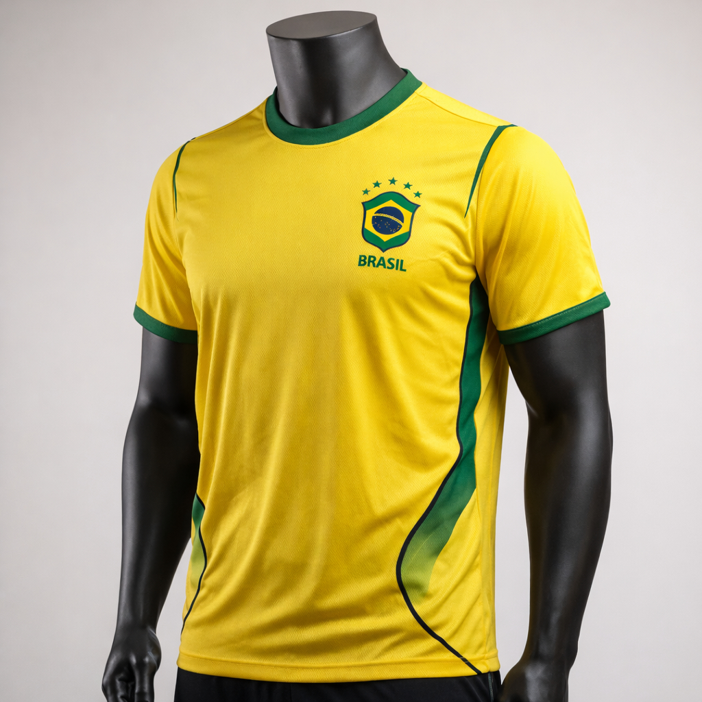 Camiseta Dry Fit Camisa Masculina Feminina Brasil Torcida Unissex 2026 em Oferta na Shopee