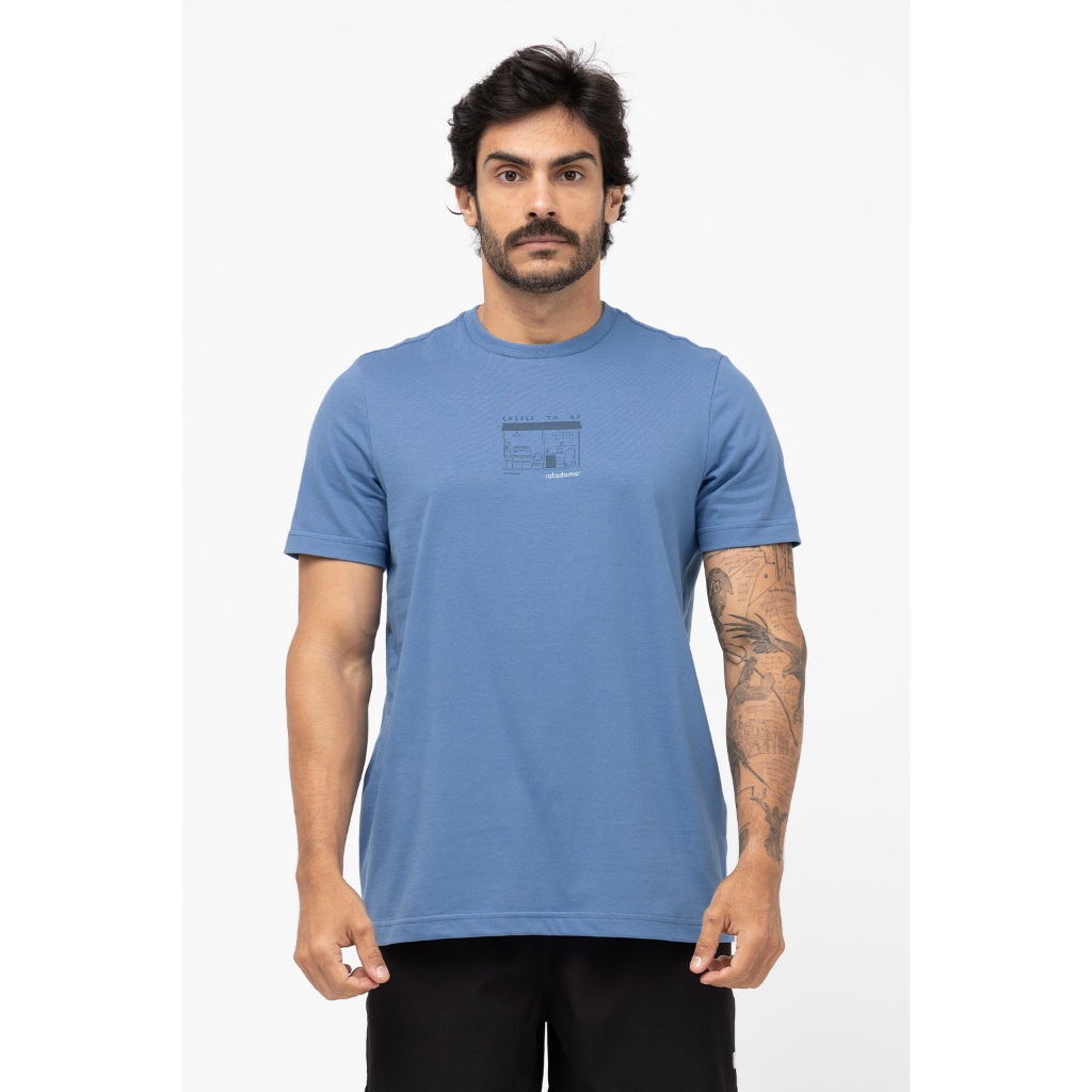 Camiseta Básica Masculina Rota do Mar 100% Algodão Estampada Confortável Macia Promoção Premium em Oferta na Shopee