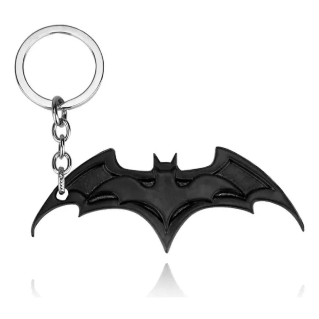 Chaveiro Emblema Tuning Batman 3d Metal - Envio Imediato Preto
