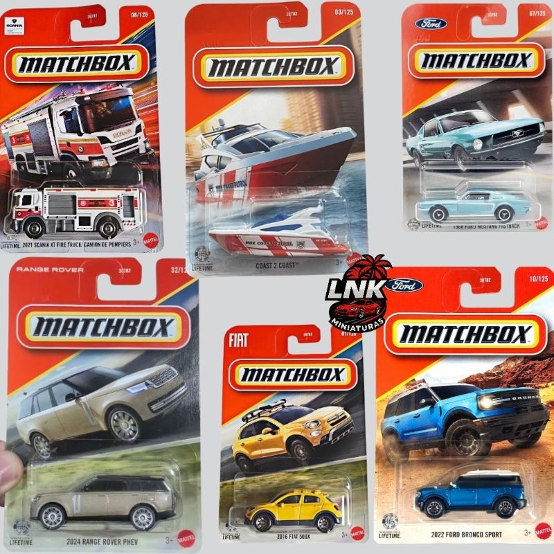 Carrinhos Matchbox - Mattel - Envio Rápido.