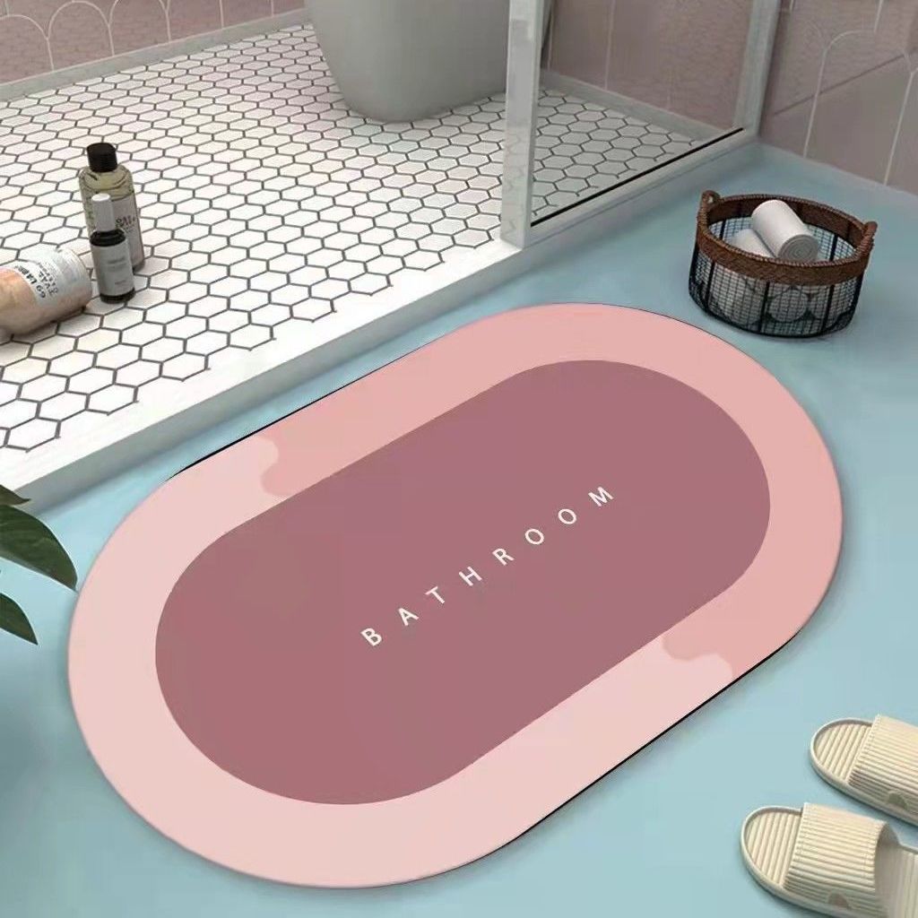 Tapete de Banheiro Absorvente e de Secagem Rápida Carpete de Cozinha Antiderrapante Secagem Rápida em Oferta na Shopee