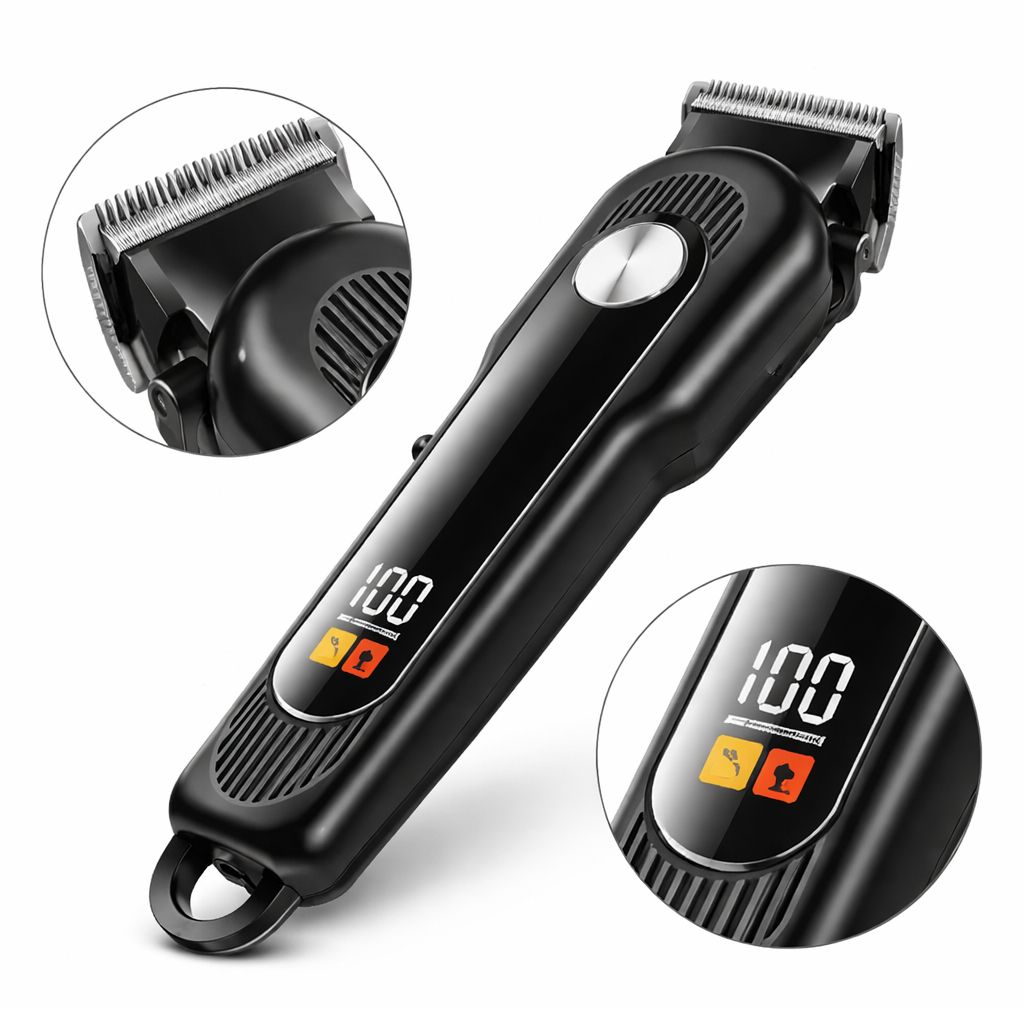Máquina Cortador Cabelo Barbeador Sem Fio Profissional Maquininha Bivolt Inova em Oferta na Shopee