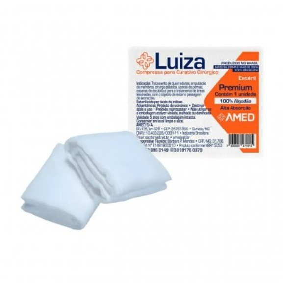 Compressa Estéril Para Curativo Cirúrgico 15x60 40 Unidade (ZOBEC) em Oferta na Shopee