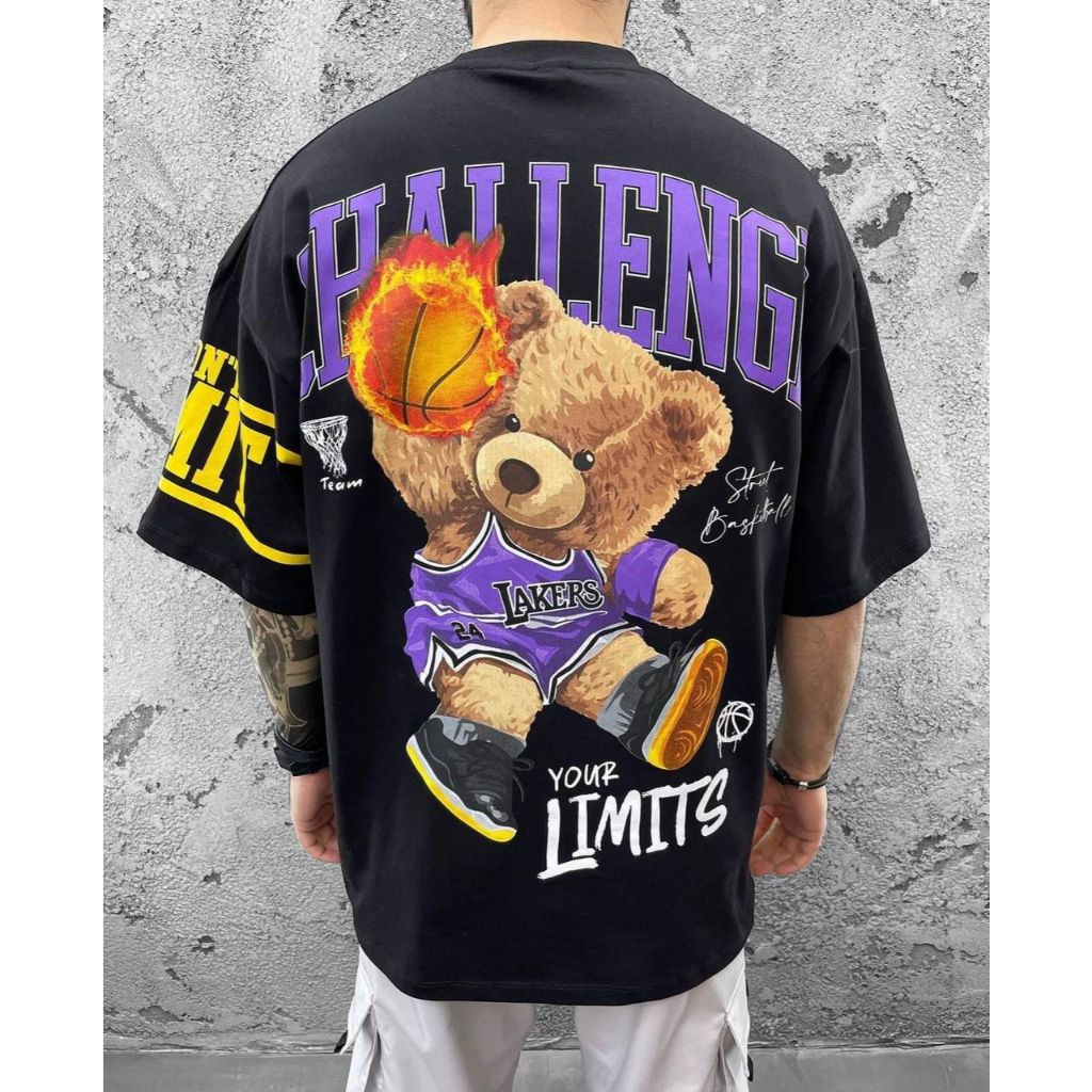 Camiseta Oversized Bheear Challenge Aftersoul Unissex Plus Size P ao G6 100% Algodão