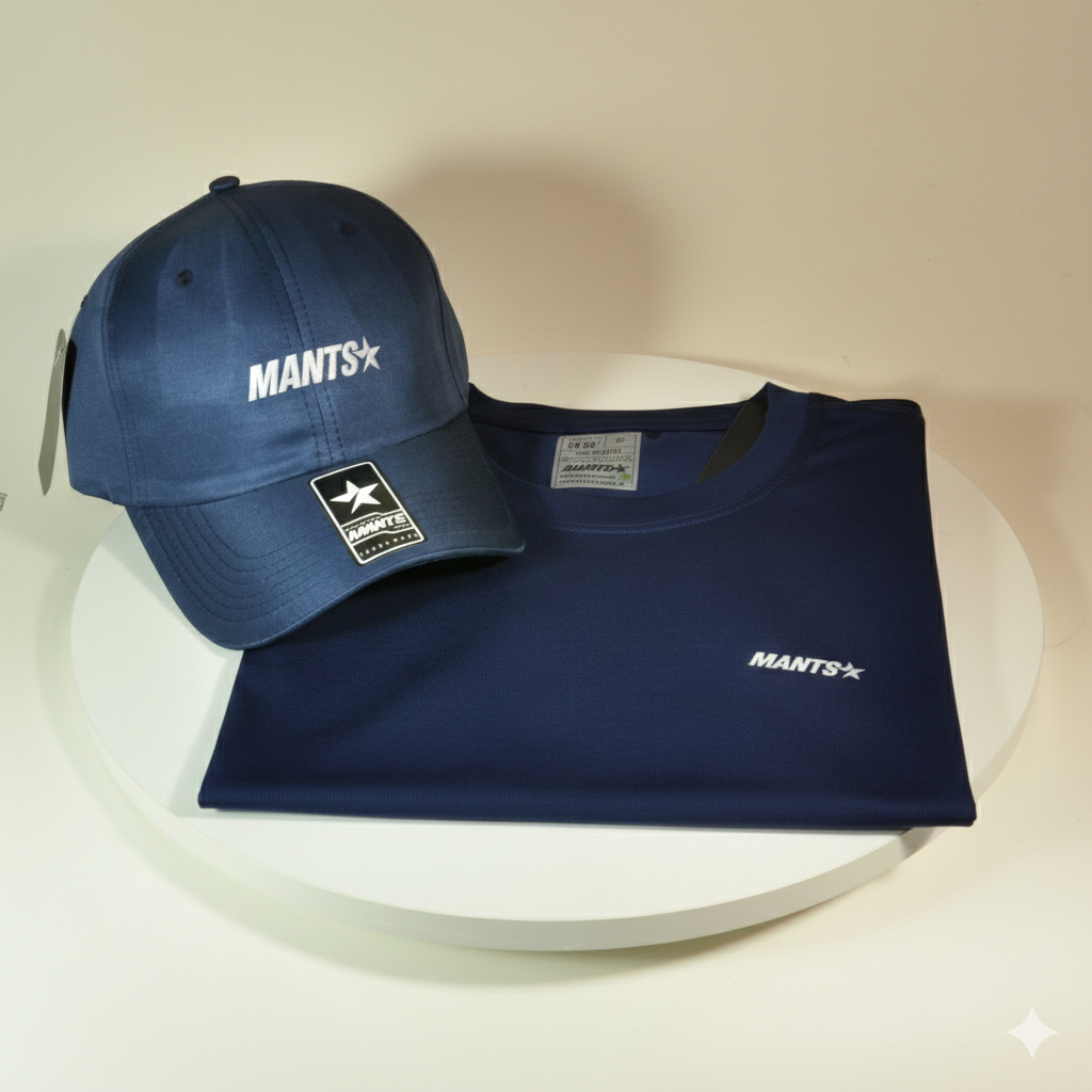 Kit Camiseta Dry Fit + Boné Dry Fit com PROTEÇÃO UV