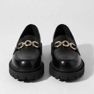 Sapato Mocassim Feminino Tratorado Oxford Plataforma Chique e Confortável
