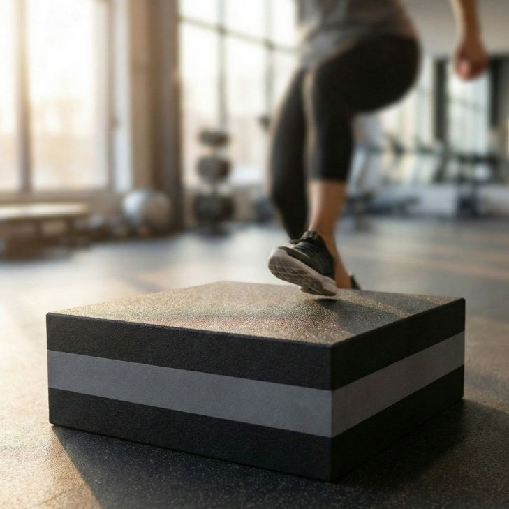 Step EVA 30x30x10cm Plataforma Fitness Antiderrapante Treino Funcional Pilates Academia