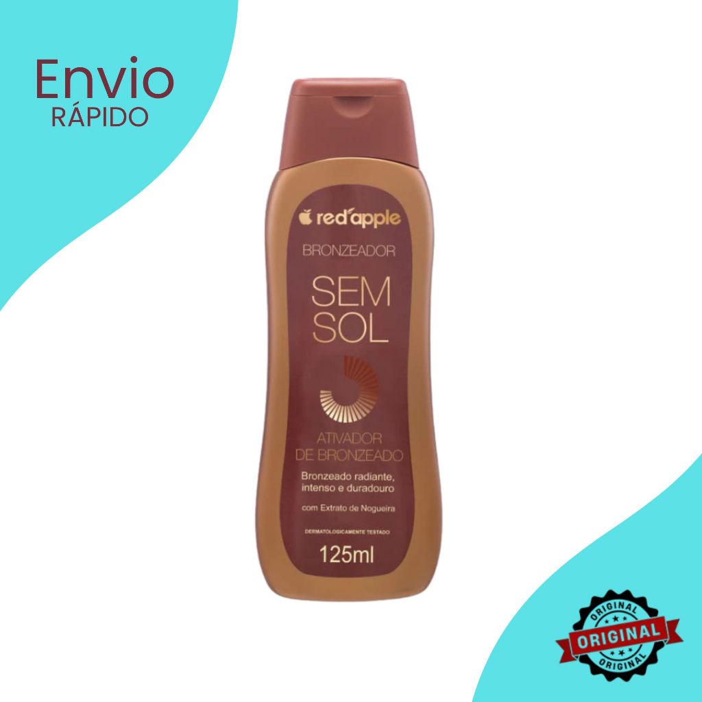 Bronzeador AutoBronzeador Sem Sol 125 ml - Red Apple em Oferta na Shopee