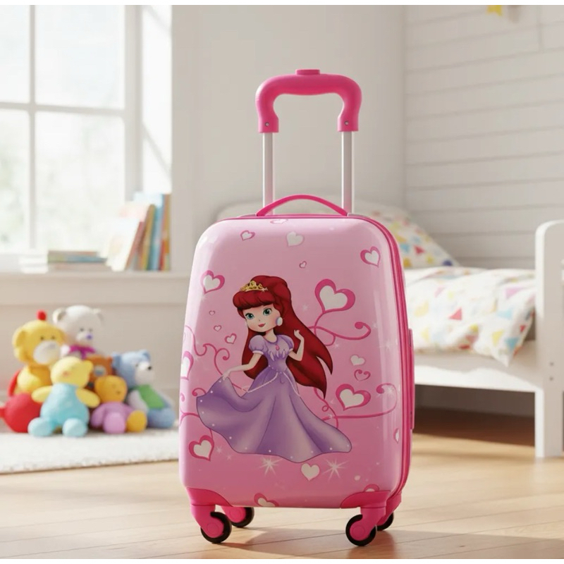 Mala Escolar Infantil Abs Rodinhas 360° Viagem Resistente