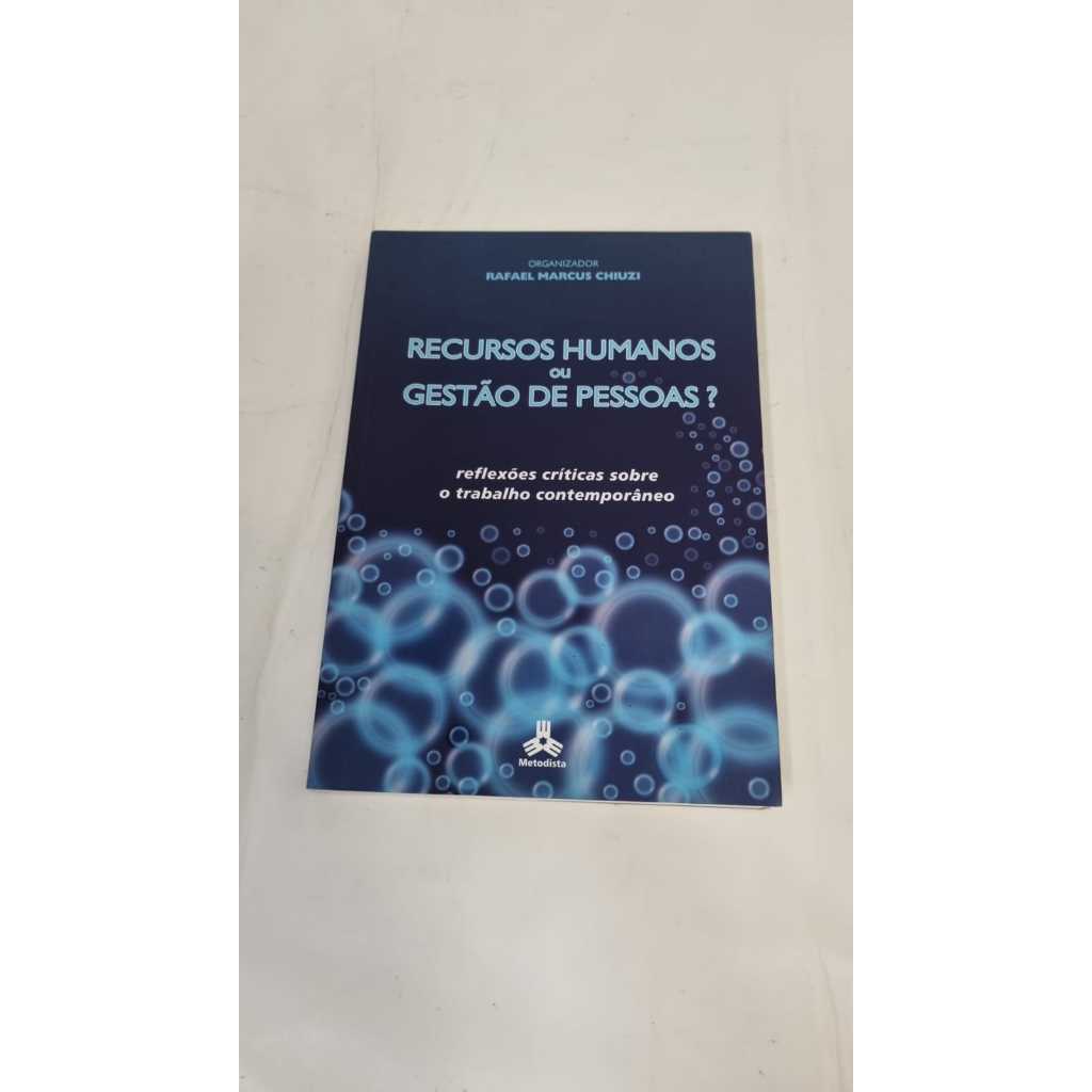 Livro Recursos Humanos Ou Gestão de Pessoas? A7232