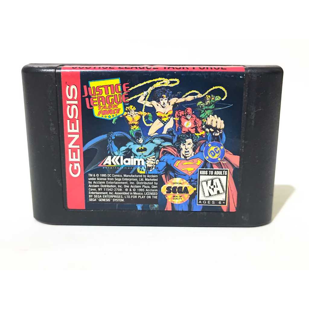 Justice League Task Force Sega Mega Drive Original