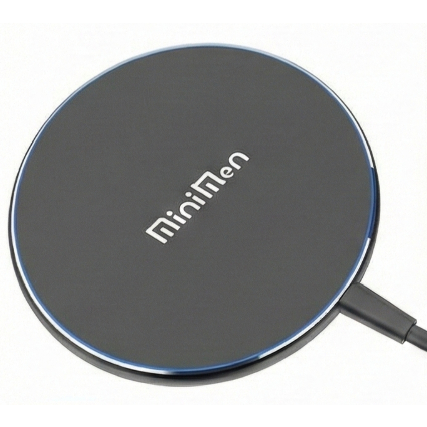 Carregador Sem Fio Indução 15W Qi Universal Base Carregamento Rápido Wireless Slim Celular USB