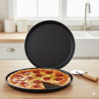 Kit 2 Formas Pizza 36cm Antiaderente Assadeira Redonda Pronta Entrega em Oferta na Shopee