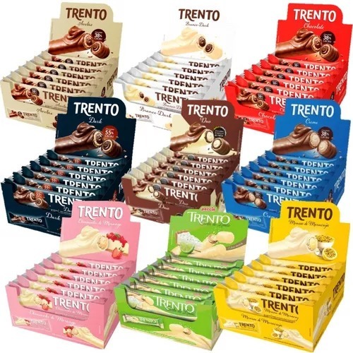 Caixa de Chocolate Trento duo de 464gr com 16 unidades