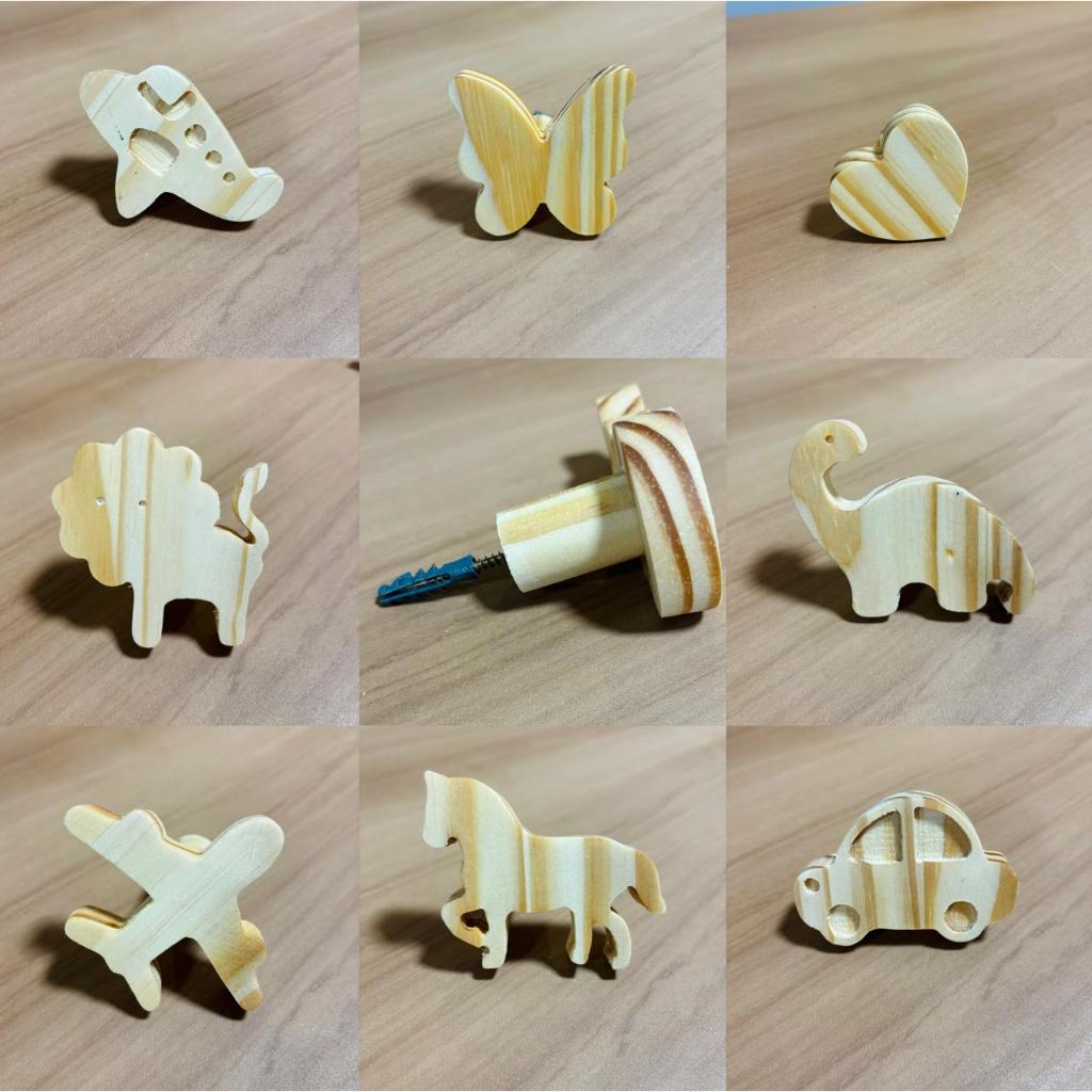 Ganchos Cabideiro em madeira - Escolha seu Gancho em Oferta na Shopee