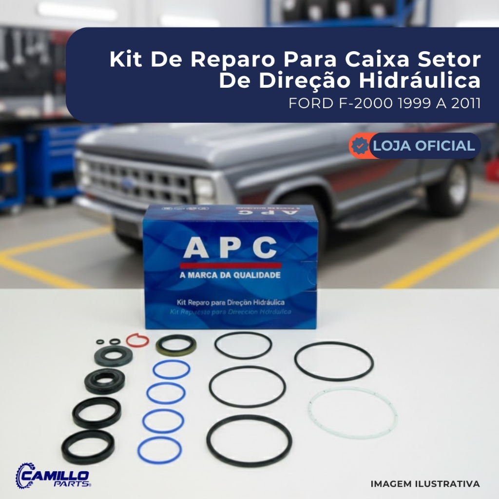Kit Reparo Caixa Setor Direção Hidráulica Ford Visteon Eixo 35mm Dodge Ram 2500 3500 F250 F350 F4000
