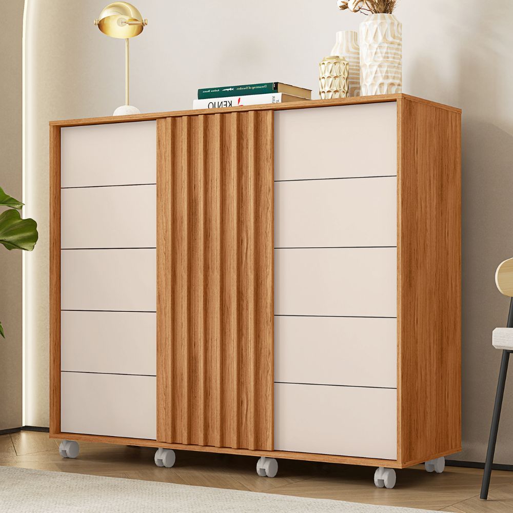 Cômoda 2 Portas 5 Gavetas Pegasus Caemmun