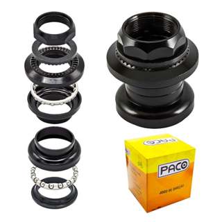 movimento Jogo caixa de direção 22.2 standard 8 peças paco com trava preto para bicicleta com garfo direção fina em Oferta na Shopee