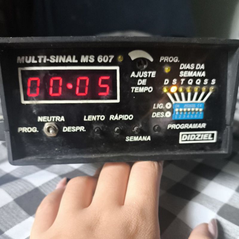 Relógio Sinaleiro Digital Didziel Multi-Sinal MS 607 (LEIA A DESCRIÇÃO)