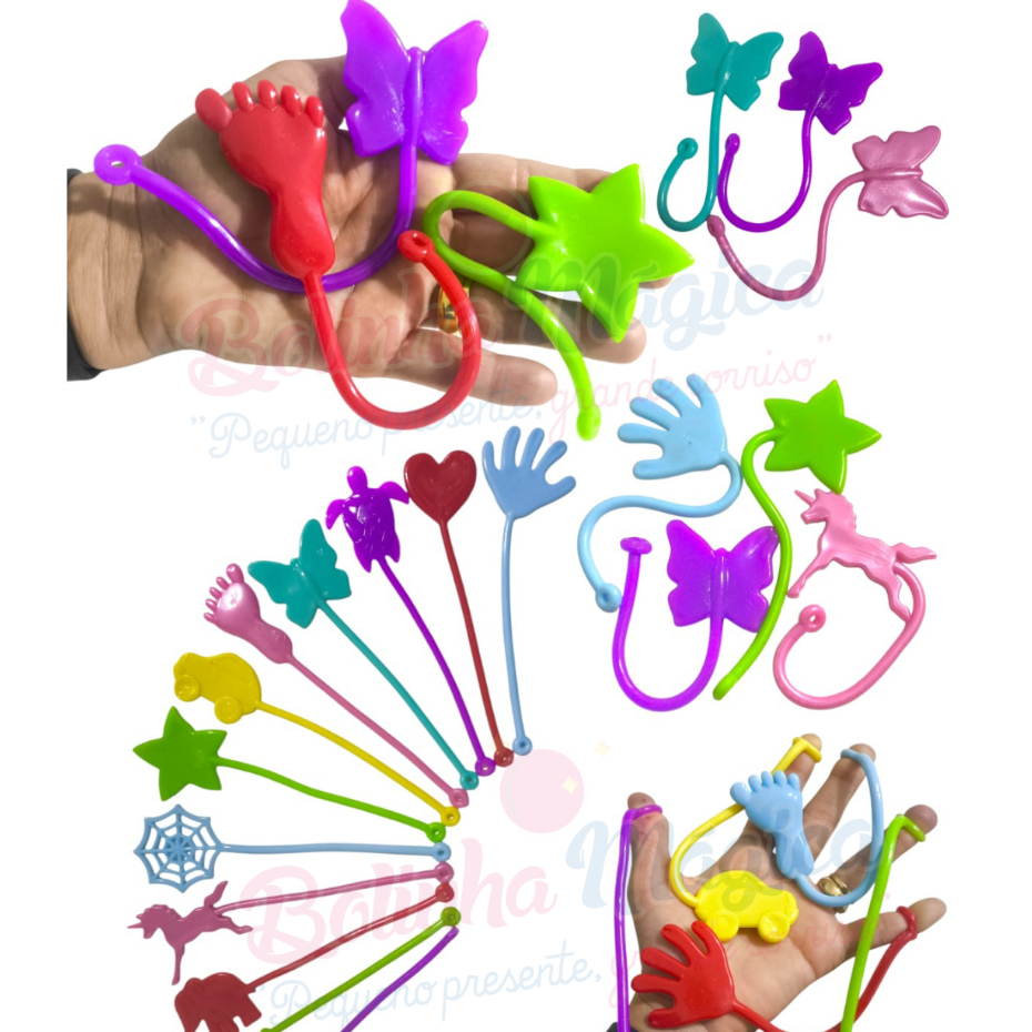 20 Geleca Gruda Sortidos P/ Kit Festa Lembrancinha Pega Tazo Aniversario Infantil Prenda Quermesse em Oferta na Shopee