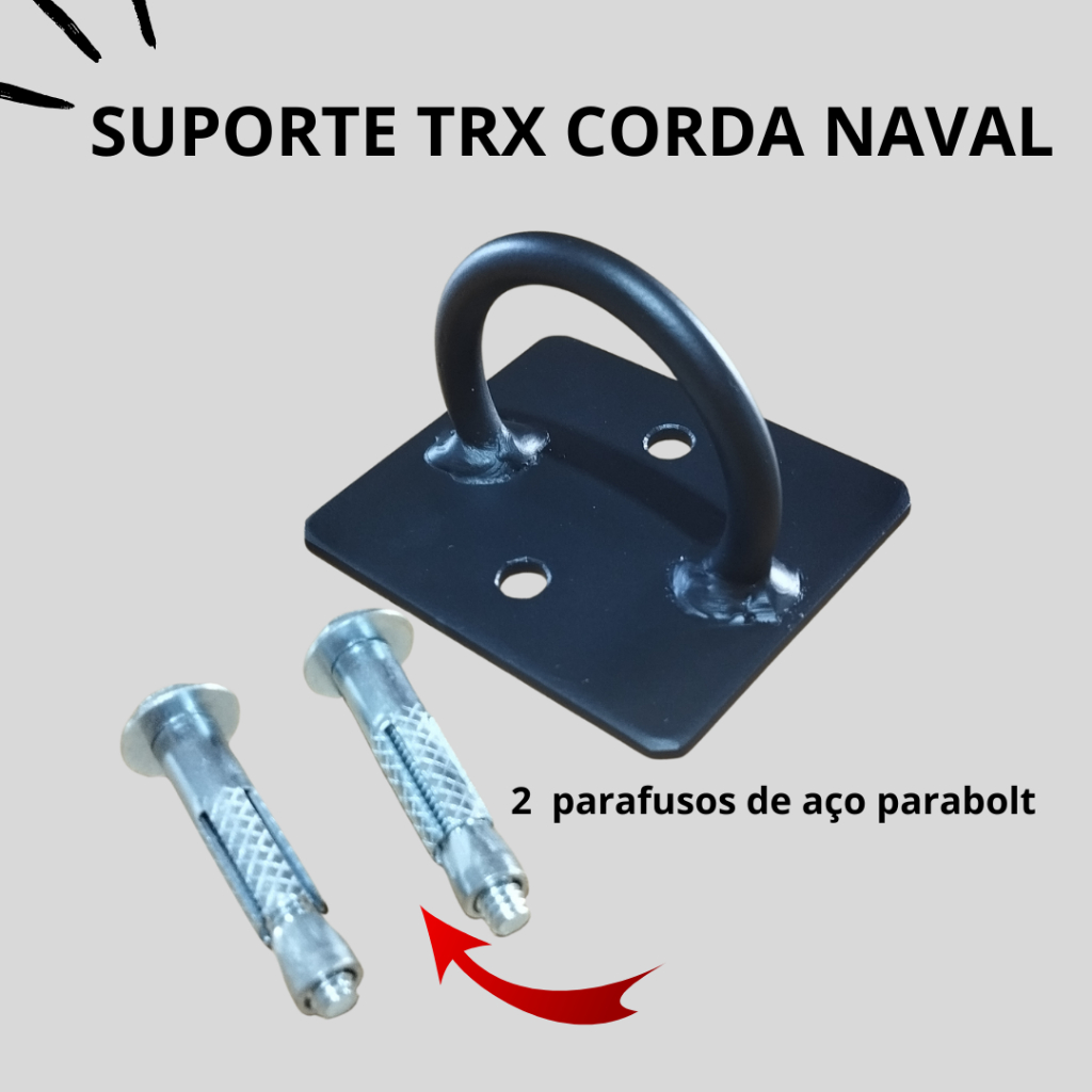 Suporte de parede trx corda naval cadeira balanço saco box