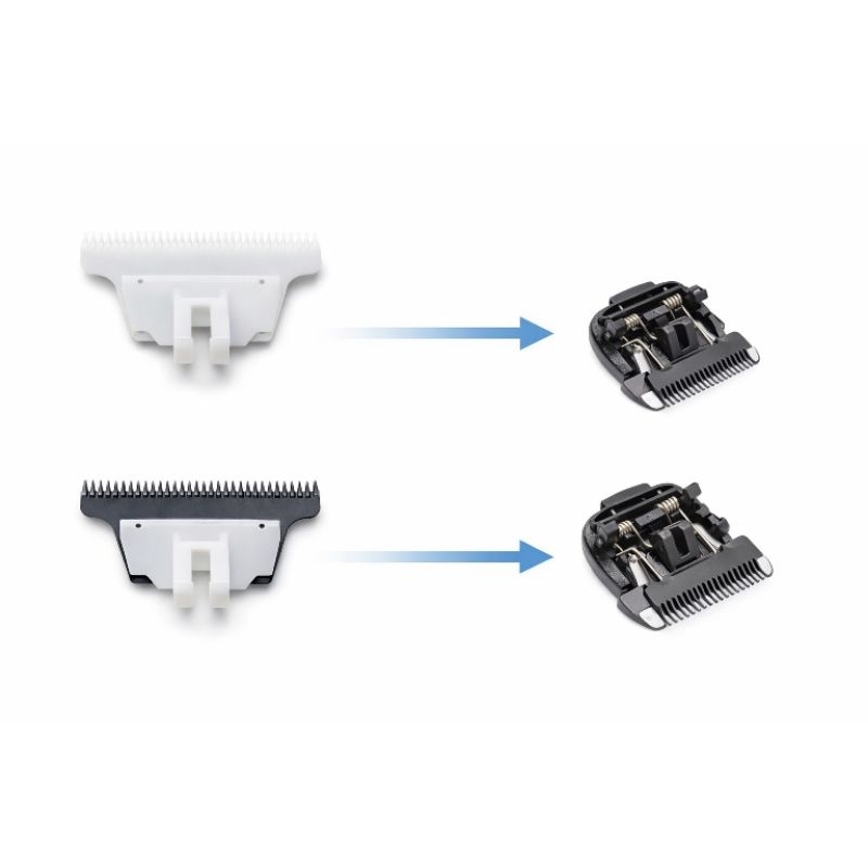 2 Lâmina Cortante Cerâmica p/ Maquina de Tosa Precisionedge A6s A8s A11s Propetz Pro6 Pro X  Pro7 MO3 KM-1053KM-6188 em Oferta na Shopee