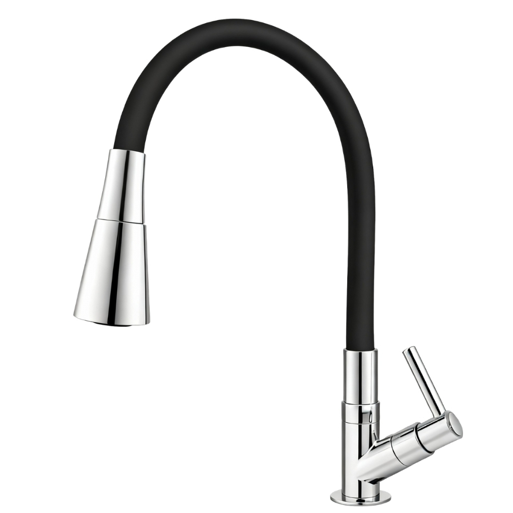 Torneira Gourmet Flexível Bancada 2 Jatos Cozinha Luxo Cromada