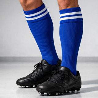 Meião Futebol Listrado Cano Alto Profissional Adulto e Juvenil Kit 1/3/5 Pares Treino e Jogo Alta Compressão 37 ao 43 em Oferta na Shopee