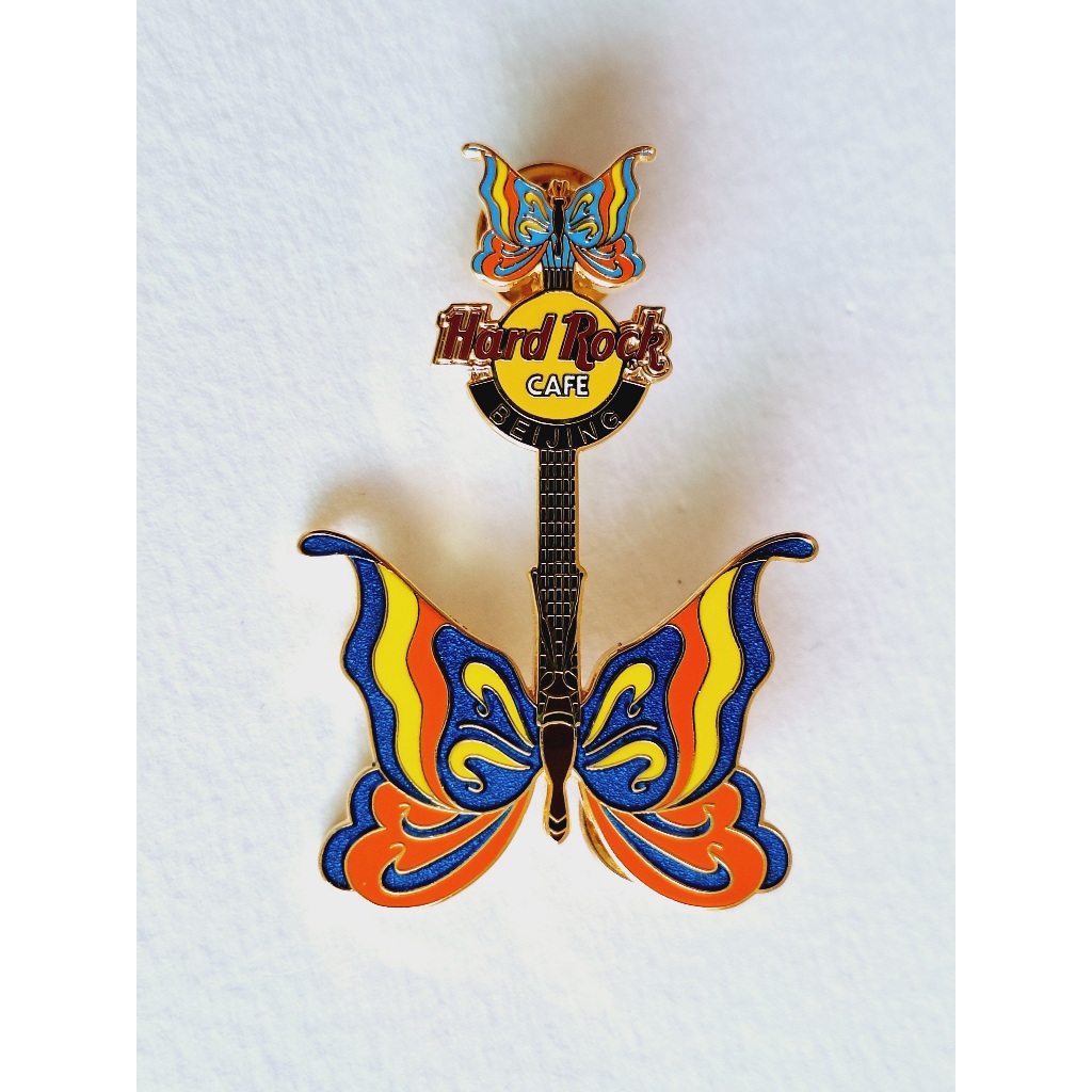Pin / Broche - Hard Rock Cafe - Beijing - Butterfly Guitar Series 2004