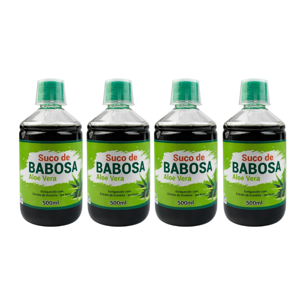 Suco de Babosa Aloe Vera 500ml Enriquecido 100% Natural Suplementos 1 Até 4 em Oferta na Shopee