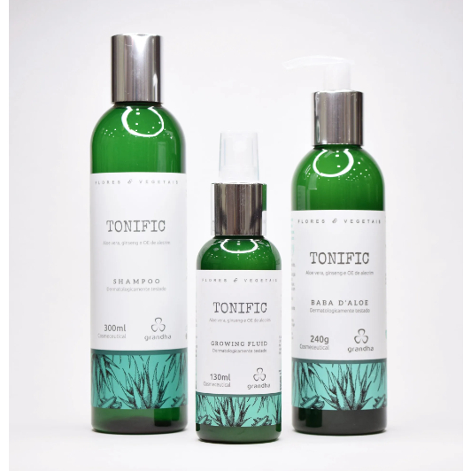 Kit Shampoo Fortalecedor Terapia Capilar Tonific Grandha Completo em Oferta na Shopee