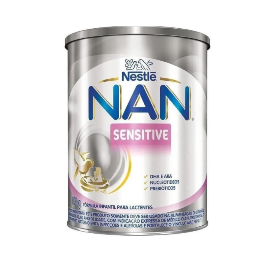 Fórmula Infantil Em Pó Nestlé Nan Sensitive Sem Sabor