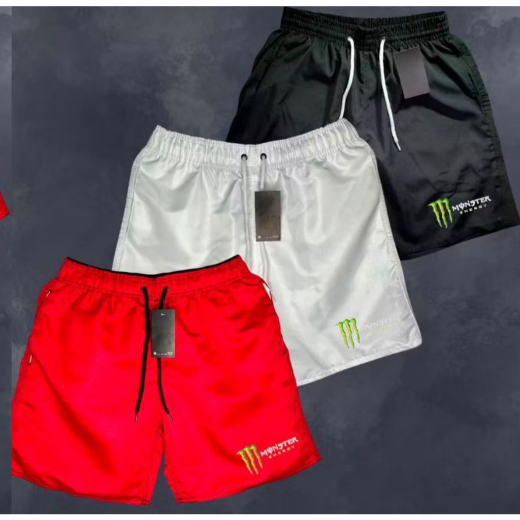 Bermuda Masculino Elastano Modelo Academia - Mo_nster 02 - Esportivo Ideal para lazer corridas e esportes Promoção    Bo