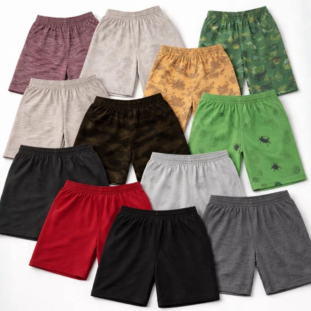 Kit 2 até 5 Short Infantil Masculino Sortido do 2 ao 12 Anos | Roupa Infantil Menino | Bermuda Infantil Masculina