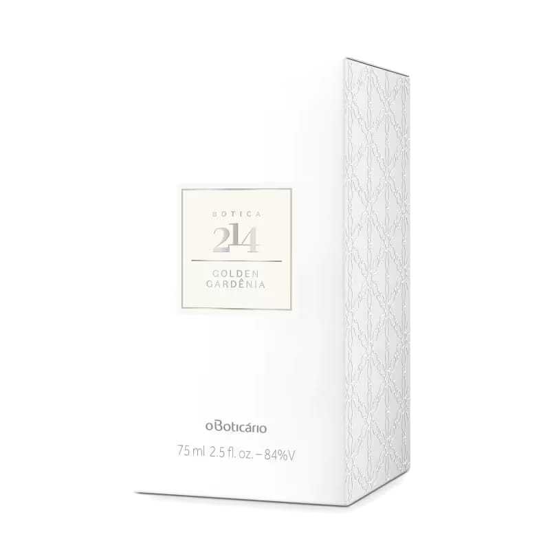 O BOTICÁRIO EAU DE PARFUM FEMININO BOTICA 214 GOLDEN GARDÊNIA