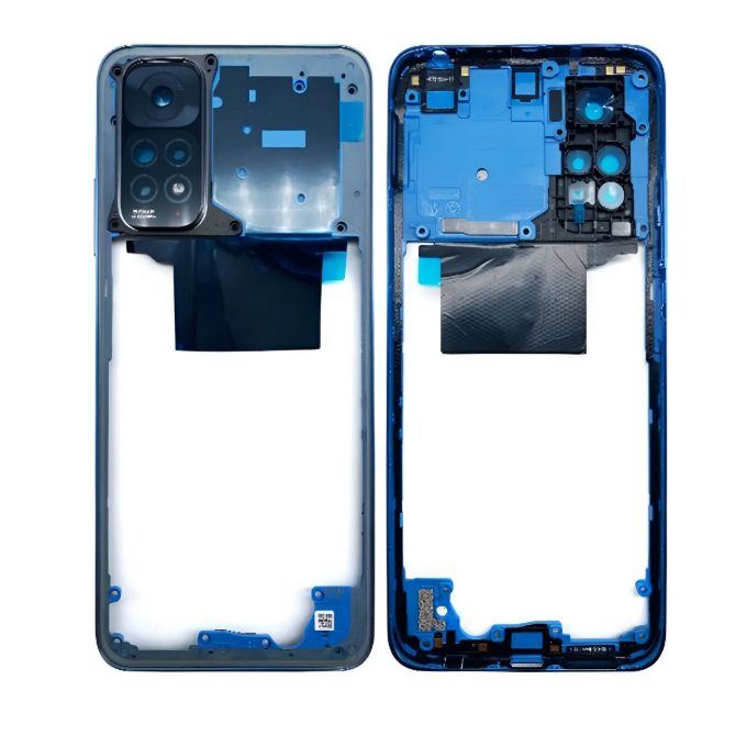 ARO CENTRAL CARCAÇA COM MOLDURA DA LENTE NOTE 11 4G / NOTE 11S 4G em Oferta na Shopee