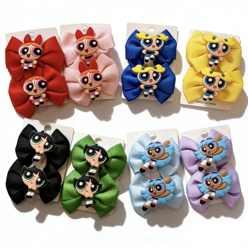 💖 Par de Laços Infantis – Meninas Super Poderosas em Oferta na Shopee