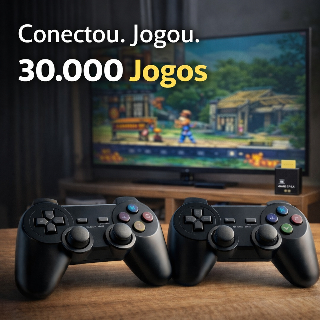 Game Stick 4K Retrô 30.000 Jogos em Oferta na Shopee