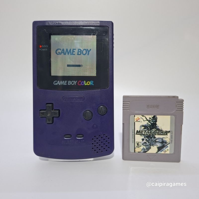 Game Boy Color grape roxo Nintendo metal gear