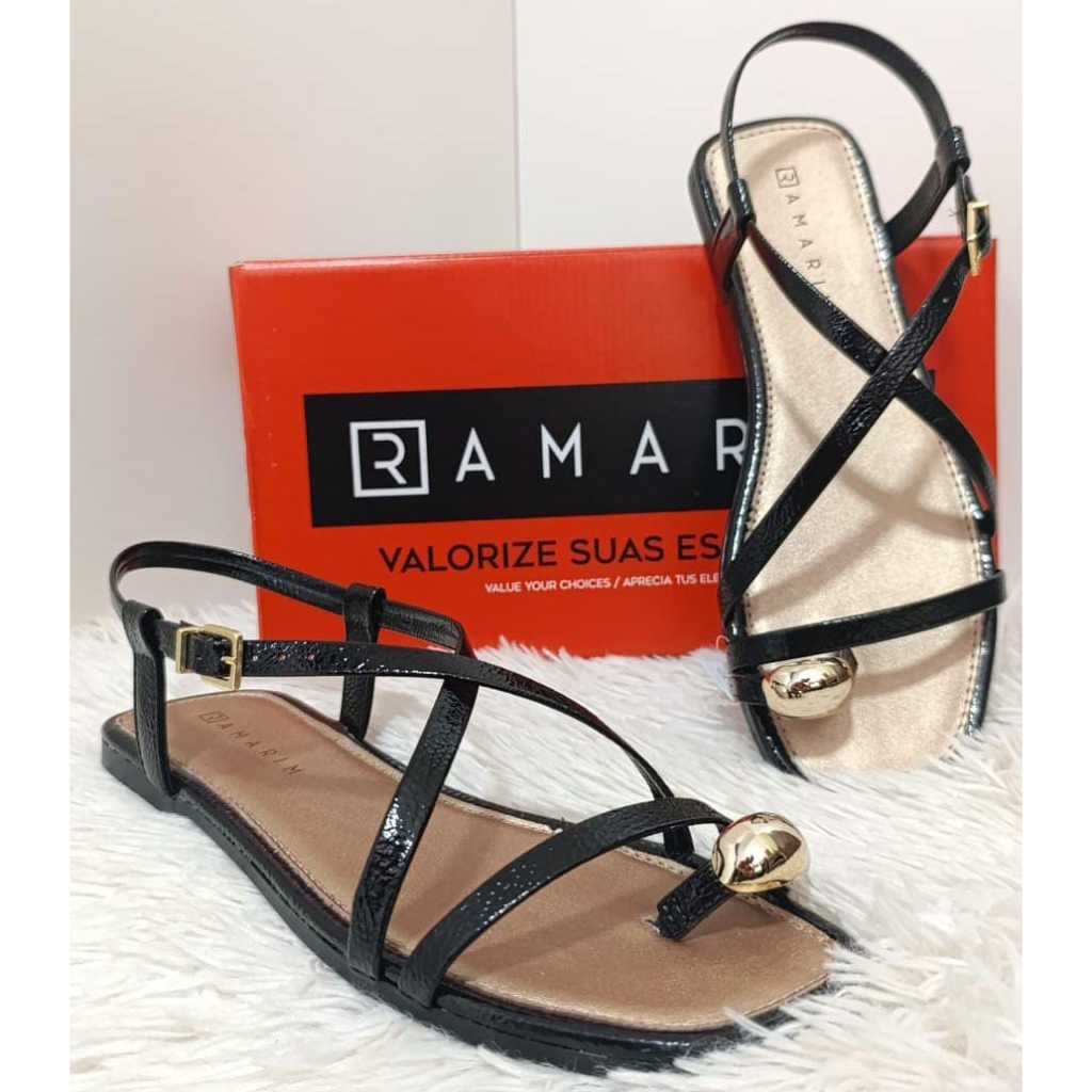 SANDALIA RAMARIM PLUS PRETO