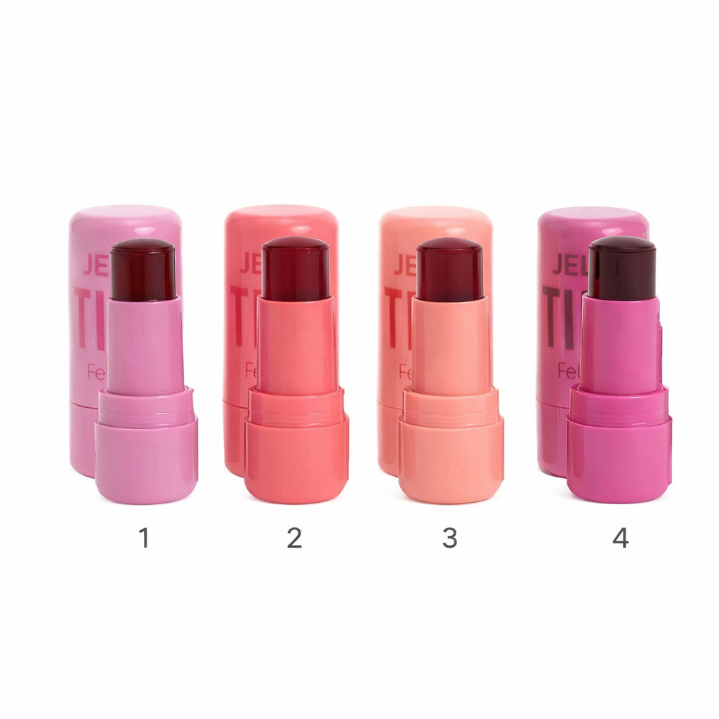 Tint Jelly Blush + Lip 2 em 1 Bochechas e Lábios - Geléia - Febella