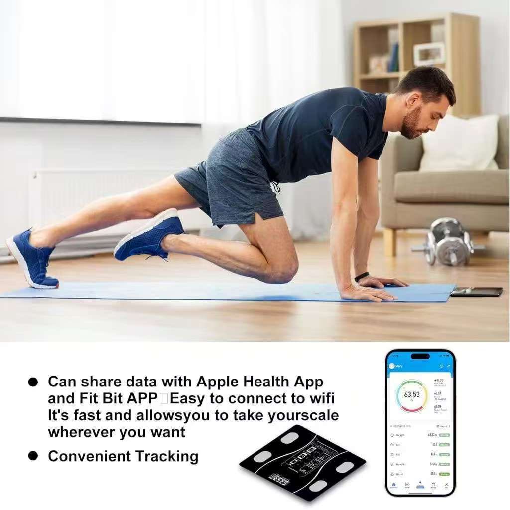 Balança Inteligente com Bioimpedância, App Integrado e Capacidade de até 180kg