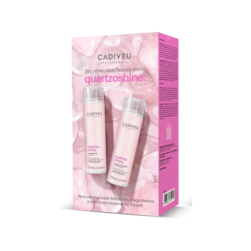 Cadiveu Essentials Quartzo Shine Kit Home Care - Shampoo e Condicionador 250ml · foto 2
