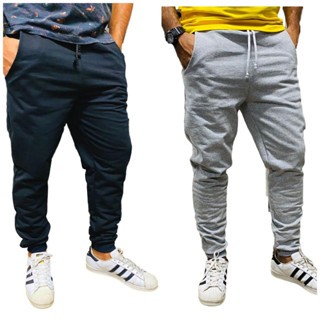Calça Masculina Com Elastano Bolsos Para Academia Esportiva Fitness Slim Fit Jogger Praticar Esportes Trilha