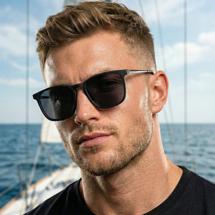 Óculos de Sol Quadrado Original Premium Clássico Tendencia Old Money Hype uv400 Masculino Feminino em Oferta na Shopee