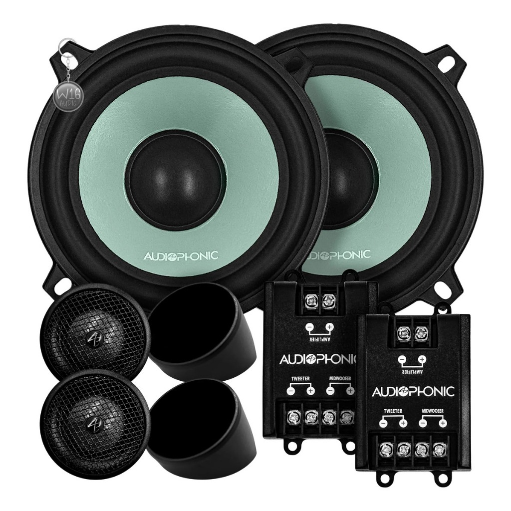 Alto Falante Kit Duas Vias Audiophonic Ks 525 V2 5 Polegadas 140w