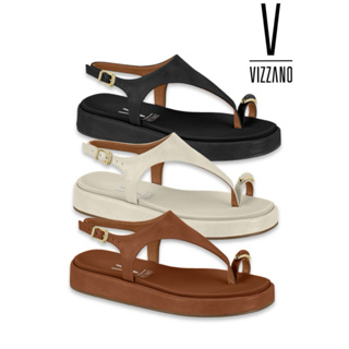 Sandália Papete Feminina Vizzano Plataforma Confortável Com Anel Dedo Original em Oferta na Shopee